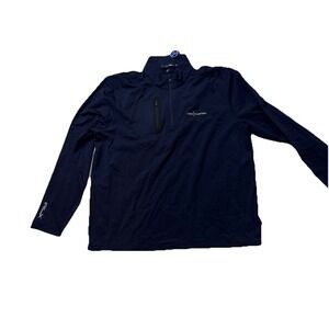 RLX Ralph Lauren Golf Navy 1/4 Zip Top 2XL Long Sleeve Concept $142.00 NWT